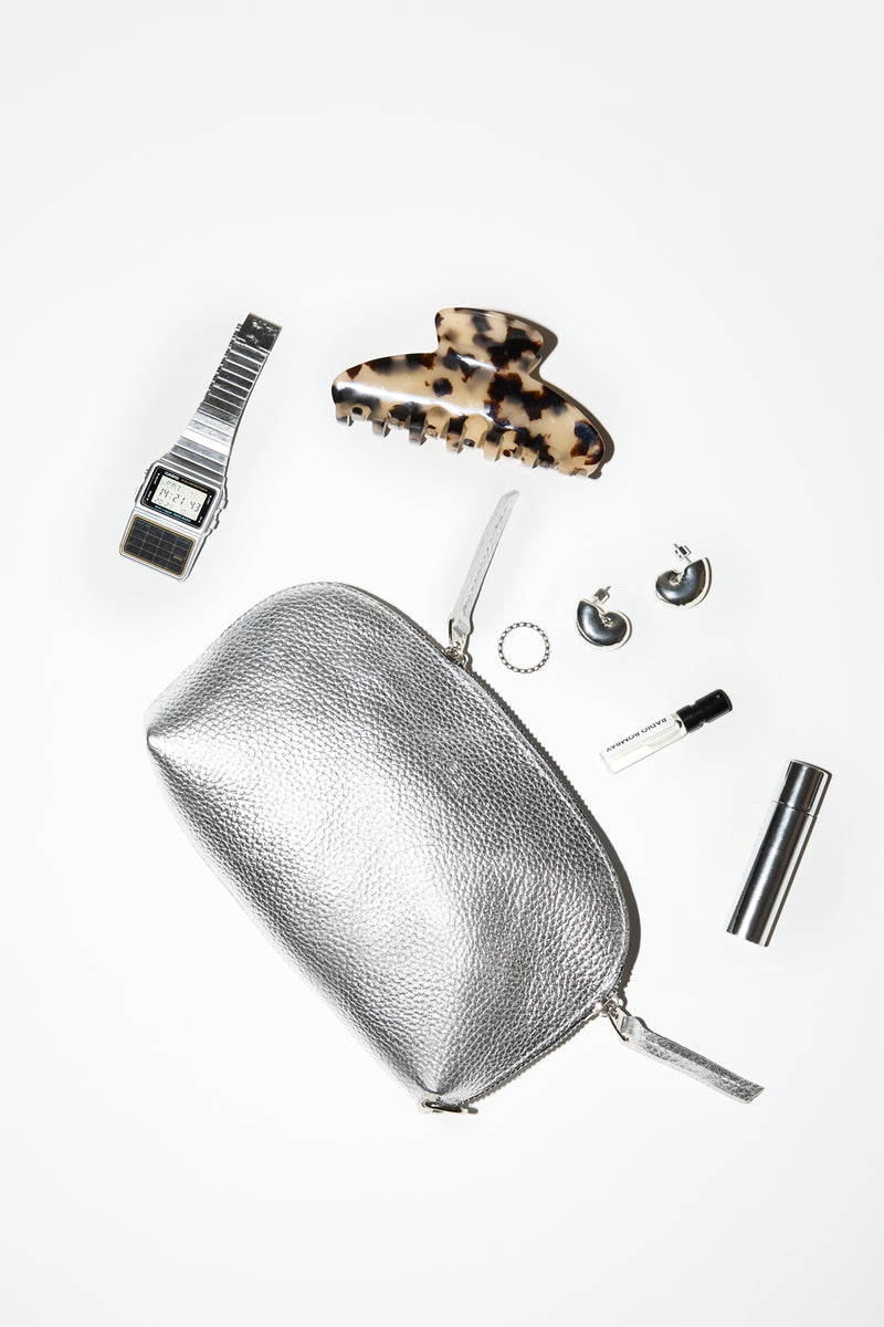 Free Gift — Jaimie Silver Leather Pouch