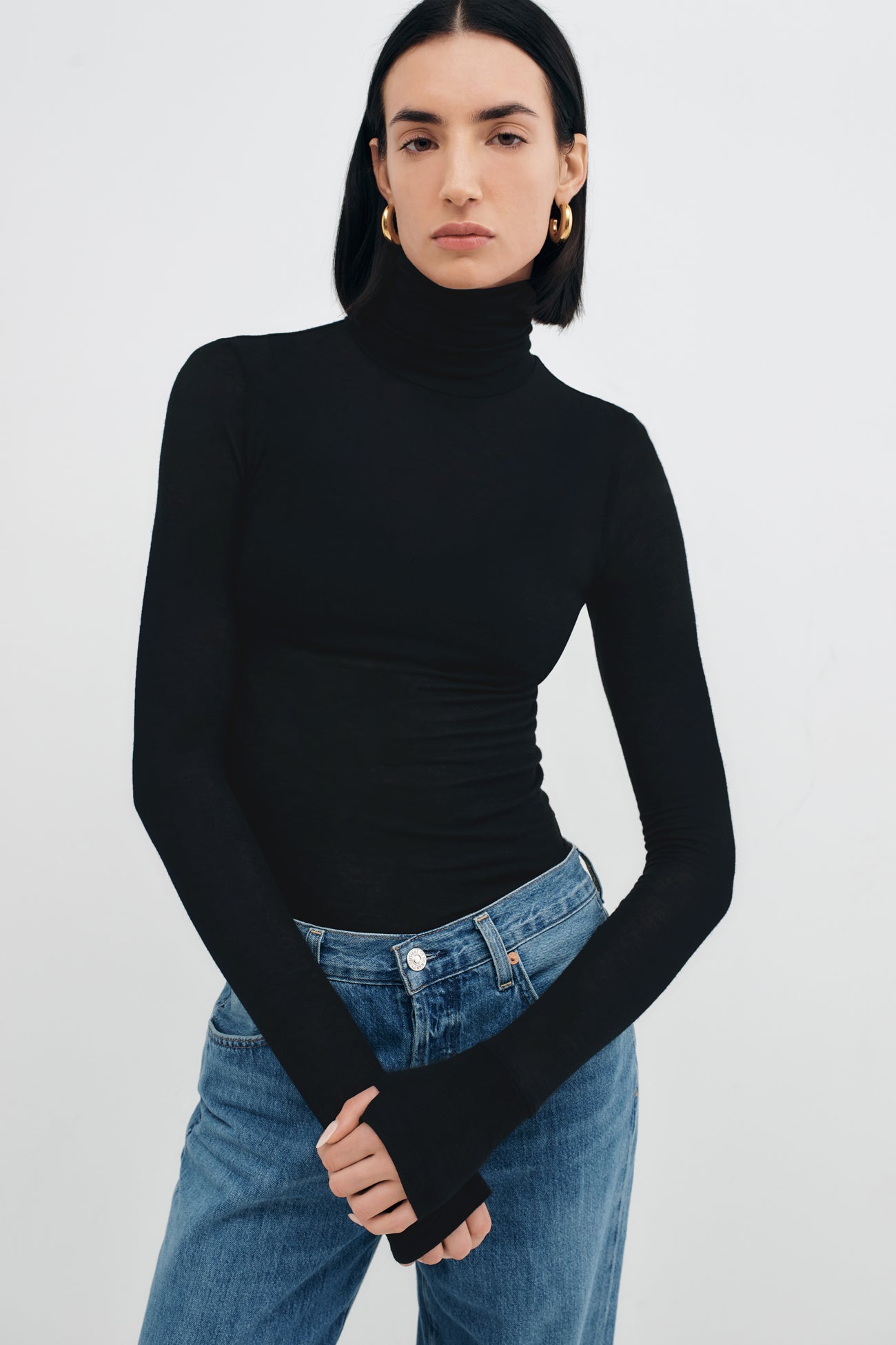 Black Casual Turtleneck - Eloise Turtleneck | Marcella