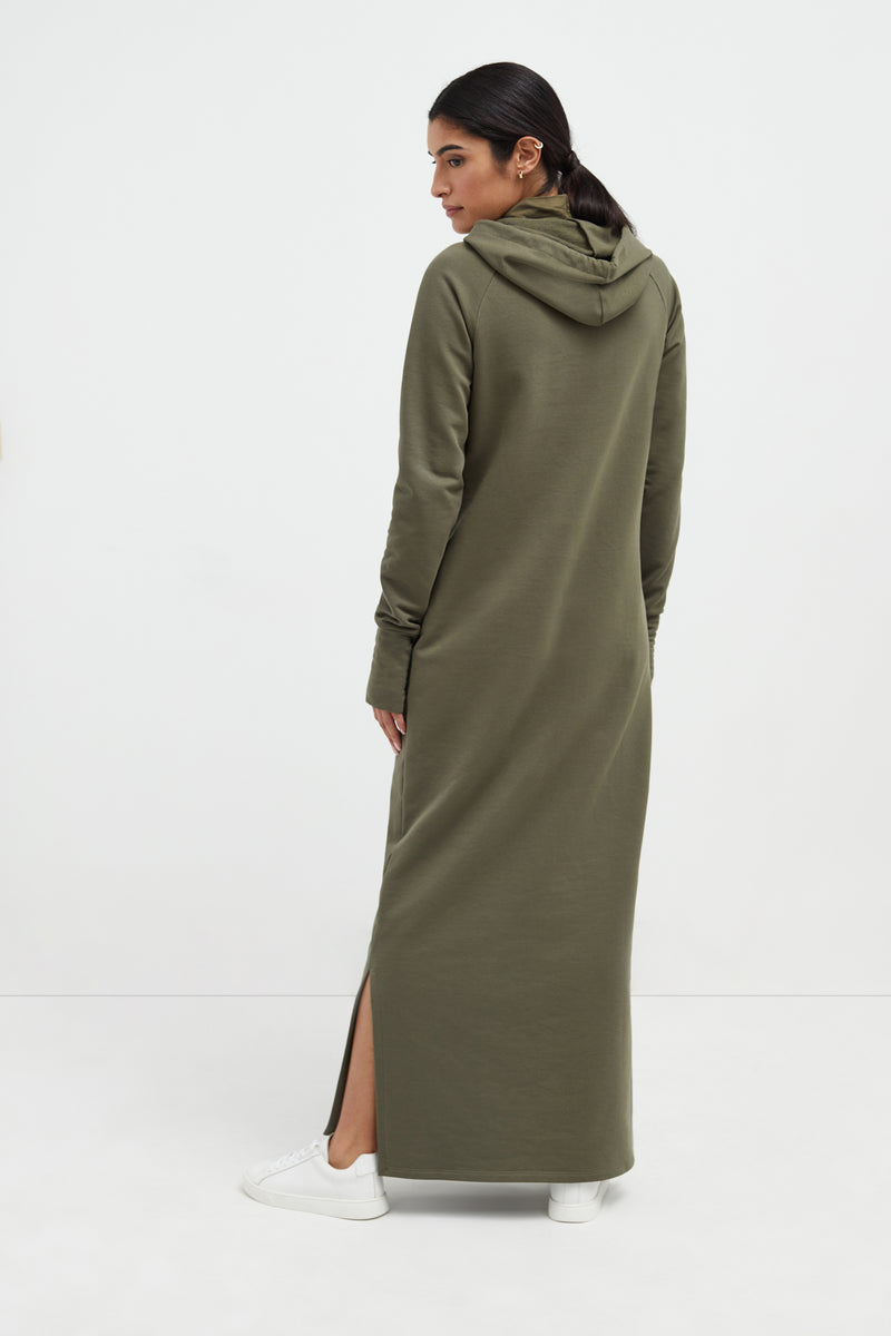 Maxi Sweatshirt Dress, Hooded Winter Dress, Long Hoodie Dress, Turtleneck  Dress, Plus Size Maxi Dress, -  Denmark
