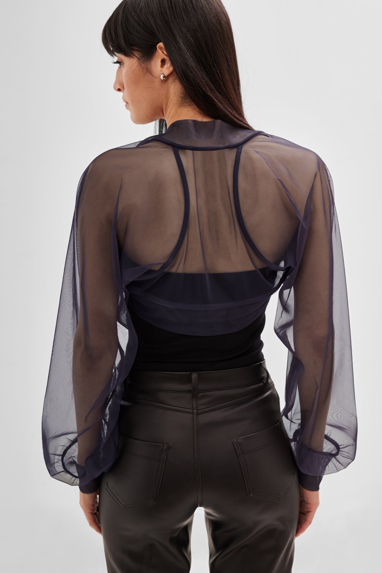 Indigo Mesh Bolero Shrug - Olympia Bolero | Marcella