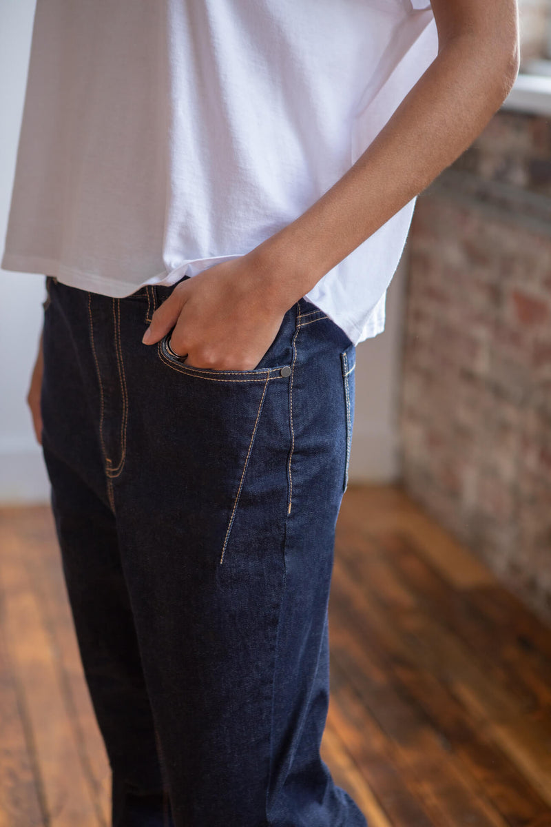 Tredje crush bunke Dark Blue Five-Pocket Design - Garcia Jeans | Marcella