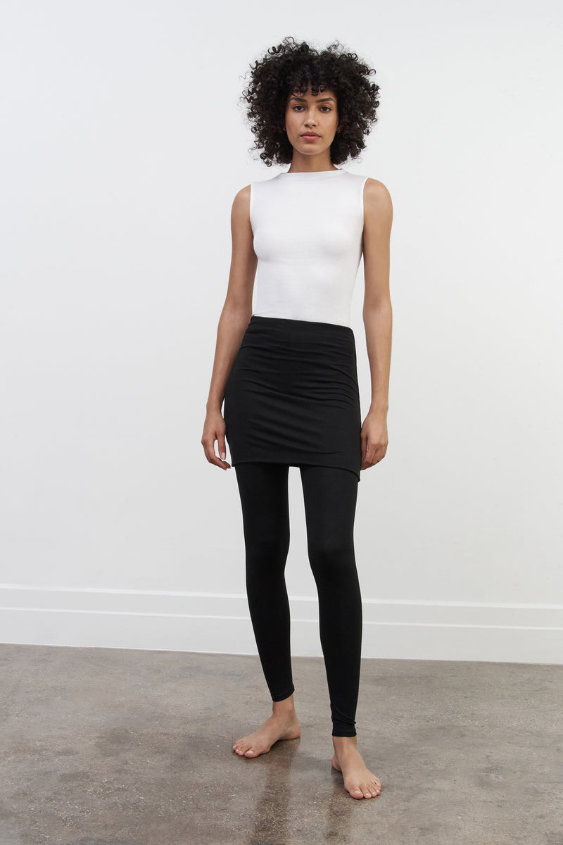Buy Desi Mix Women Black Solid Cotton Ankle Length Leggings