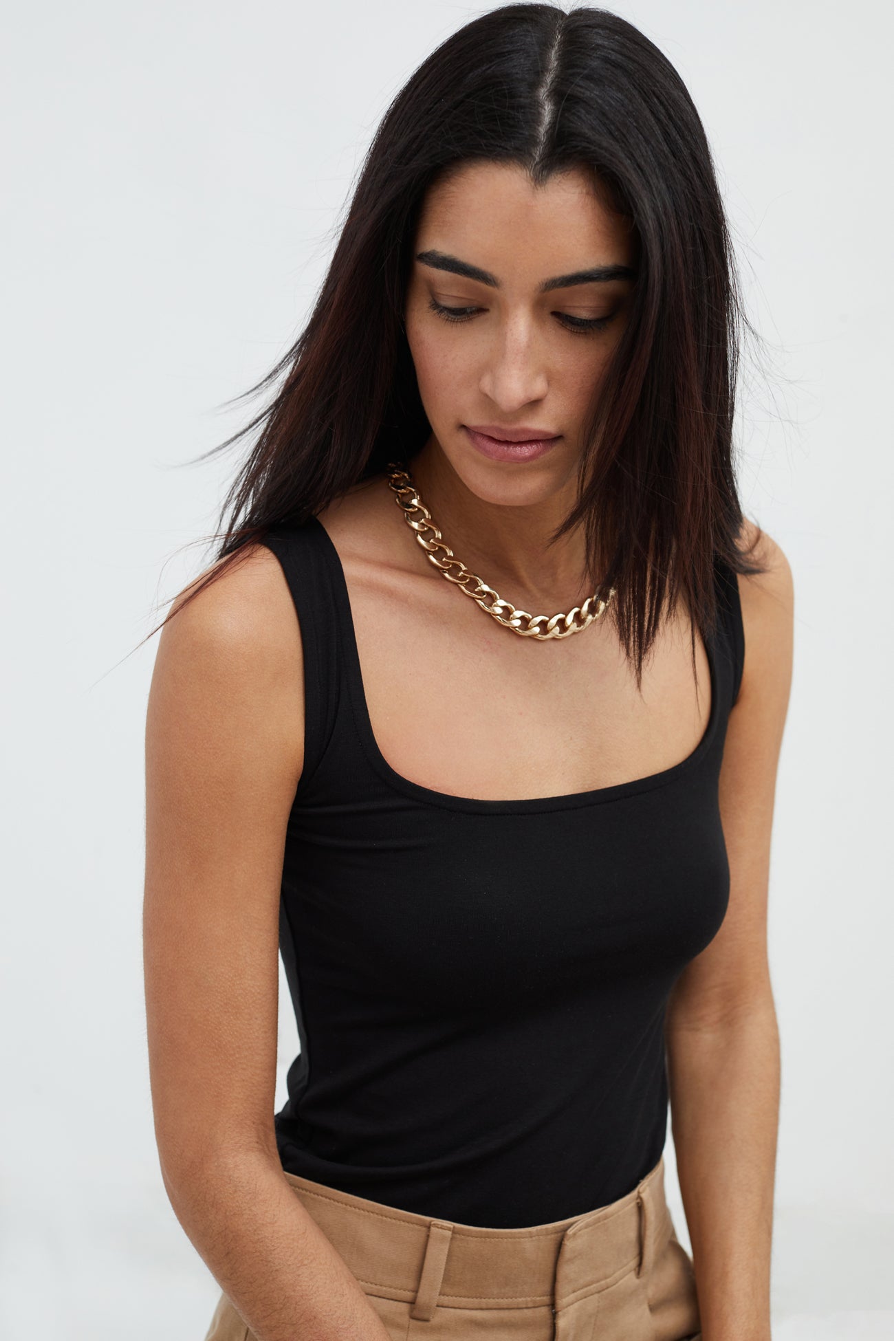 Black Essential Tank Top - Maxine Tank | Marcella