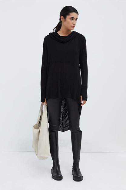 Elevated Black Tunic Silhouette - Oslo Tunic | Marcella