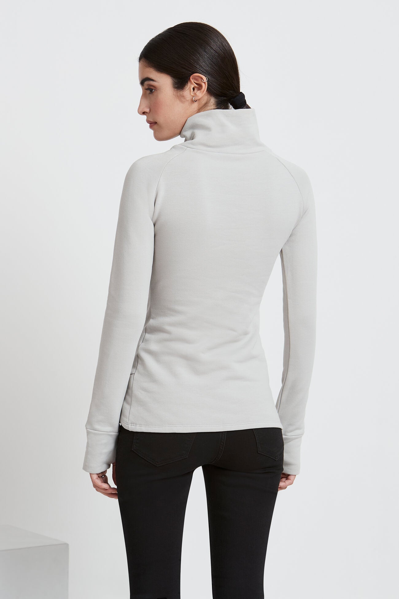 Sleek Grey Loungewear - Brie Sweatshirt | Marcella
