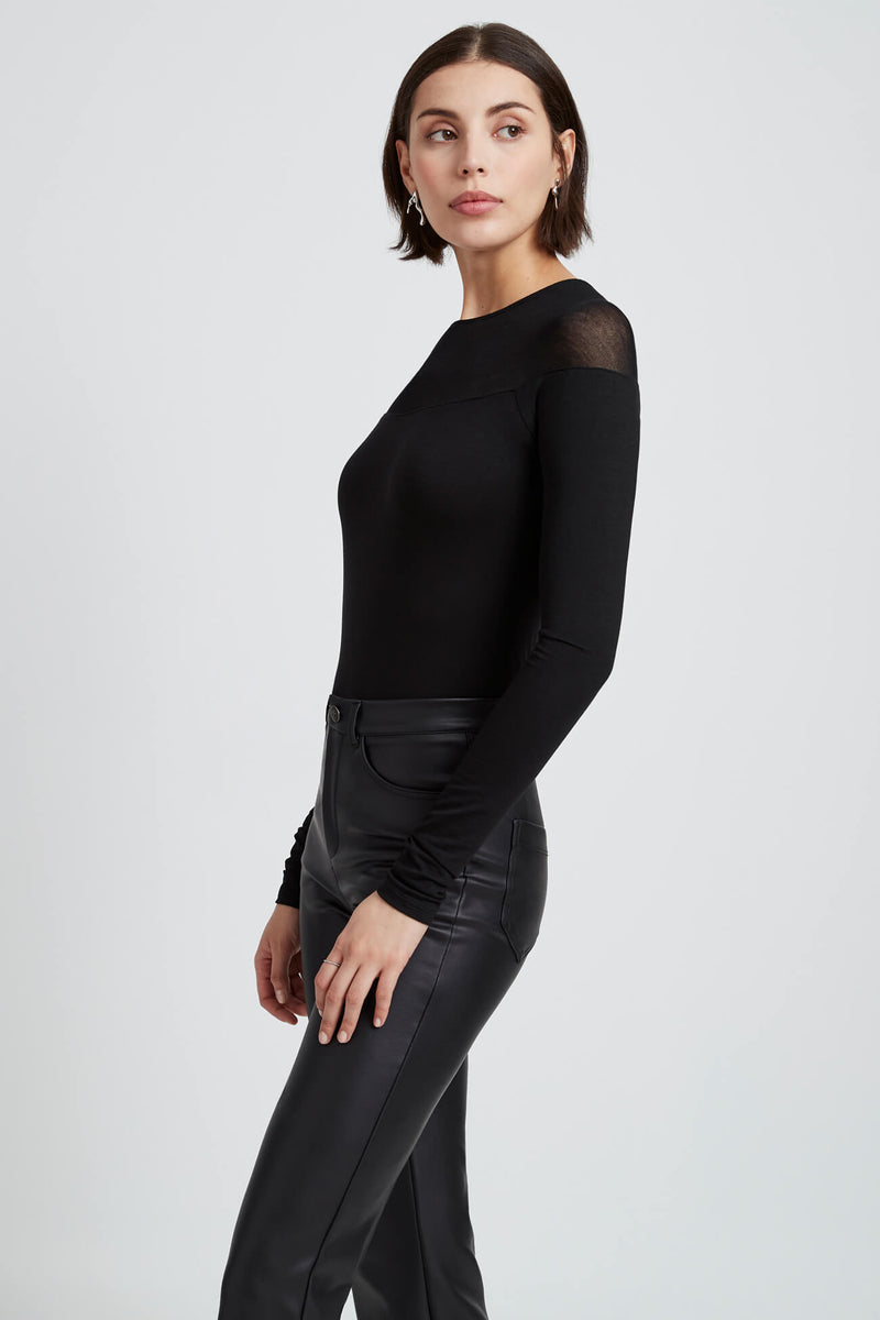 Off | Shoulder Marcella The - Pearl Black Top Silhouette