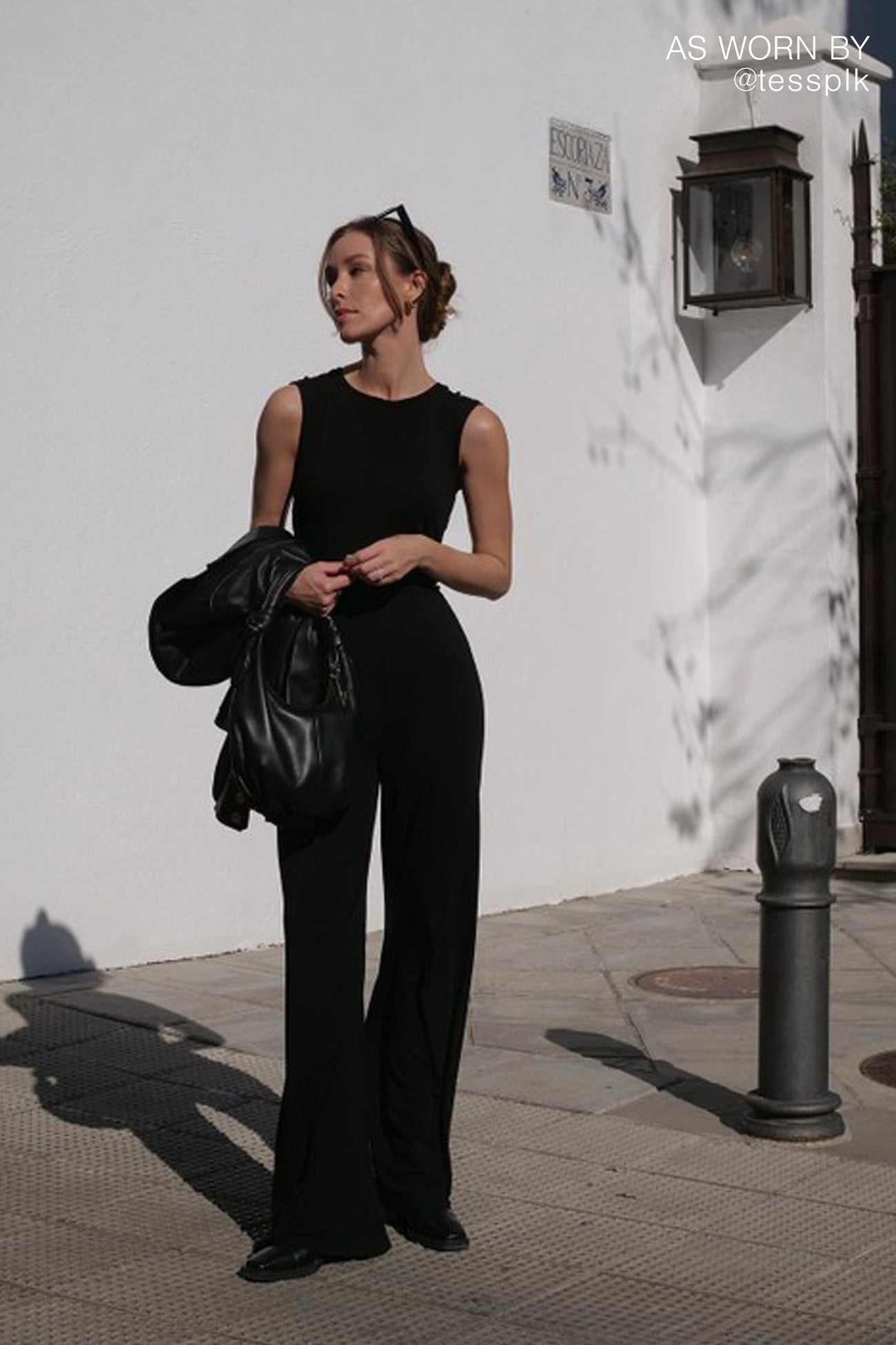 Low-Maintenance Black One-Piece - Whitney Jumpsuit | Marcella